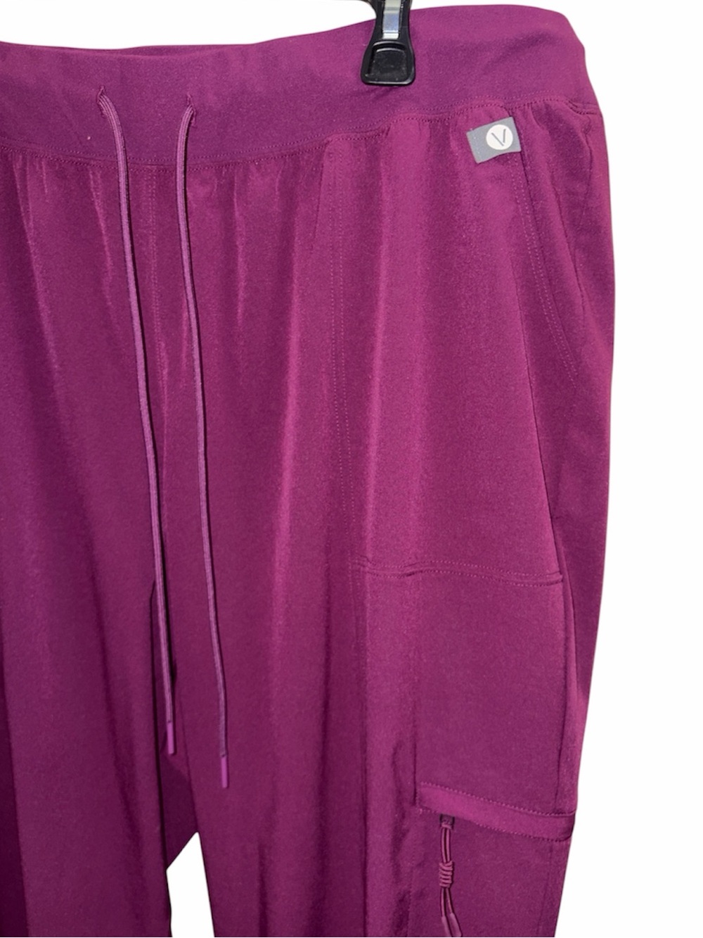 LIVI for Lane Bryant Cargo Capri Joggers 18/20 Plum EUC - Picture 6 of 11